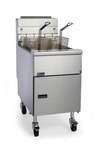 Pitco SG18-S Solstice Series 51 - 90 lb. Gas Floor Model Full Pot Fryer with Millivolt Controls - 140,000 BTU (Sale)