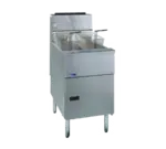 Pitco SG18-S Solstice Series 51 - 90 lb. Gas Floor Model Full Pot Fryer with Millivolt Controls - 140,000 BTU (Sale)
