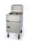 Pitco SG18-S Solstice Series 51 - 90 lb. Gas Floor Model Full Pot Fryer with Millivolt Controls - 140,000 BTU (Sale)