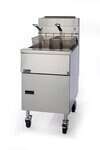 Pitco SG18-S Solstice Series 51 - 90 lb. Gas Floor Model Full Pot Fryer with Millivolt Controls - 140,000 BTU (Sale)