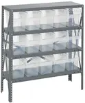 Quantum Food Service 1839-SB804CL Shelving Unit, Solid Flat