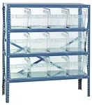 Quantum Food Service 1839-SB808CL Shelving Unit, Solid Flat