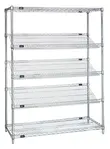 Quantum Food Service 1848SL6C NSF Shelf Wire Shelving Unit