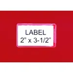 Quantum Food Service AL-23 Adhesive Label Holder  3-1/2" x 2"