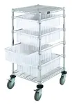 Quantum Food Service BC212434M1CL Cart, Bussing Utility Transport, Plastic