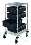 Quantum Food Service BC212434M1CO Cart, Bussing Utility Transport, Plastic