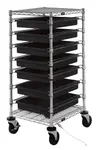Quantum Food Service BC212439M2CO Cart, Bussing Utility Transport, Plastic