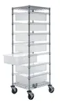 Quantum Food Service BC212469M1CL Cart, Bussing Utility Transport, Plastic