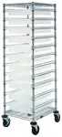 Quantum Food Service BC212469M2CL Cart, Bussing Utility Transport, Plastic