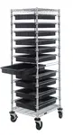 Quantum Food Service BC212469M2CO Cart, Bussing Utility Transport, Plastic