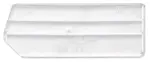 Quantum Food Service DUS220CL Bin Divider  clear