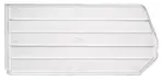 Quantum Food Service DUS240/250CL Bin Divider  clear