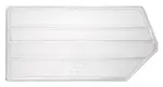 Quantum Food Service DUS255CL Bin Divider  clear