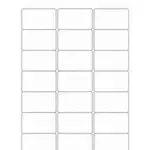 Quantum Food Service LHI-3 Label Inserts