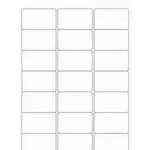 Quantum Food Service LHI-6 Label Inserts