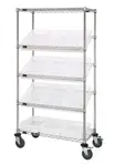 Quantum Food Service MWRS-5-92035CL NSF Shelf Wire Shelving Unit
