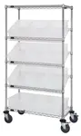 Quantum Food Service MWRS-5-92060CL NSF Shelf Wire Shelving Unit