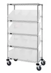 Quantum Food Service MWRS-5-92080CL NSF Shelf Wire Shelving Unit