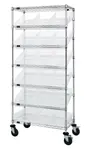 Quantum Food Service MWRS-7-110CL NSF Shelf Wire Shelving Unit