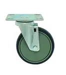 Quantum Food Service PT-PS Swivel Thermoplastic Resin Caster  5" x 1-1/4"