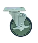 Quantum Food Service PT-PSB Swivel Thermoplastic Resin Caster  5" x 1-1/4"