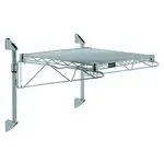 Quantum Food Service WC14-CB1454GY Cantilever Single Shelf Post Wall Mount