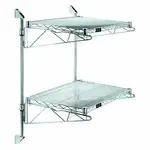 Quantum Food Service WC34-CB1824C Cantilever Double Shelf Post Wall Mount