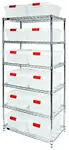 Quantum Food Service WR6-191507CL Shelf Wire Shelving Unit