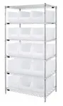 Quantum Food Service WR6-953CL Shelf Wire Shelving Unit