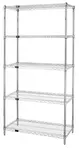 Quantum Food Service WR63-1424C-5 NSF Shelf Wire Shelving Unit