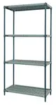Quantum Food Service WR63-2430WPM Shelving Unit, Plastic with Metal Post