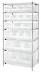 Quantum Food Service WR7-20-MIXCL Shelf Wire Shelving Unit