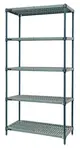 Quantum Food Service WR74-1830WPM-5 Shelving Unit, Plastic with Metal Post