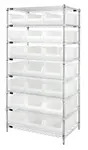 Quantum Food Service WR8-952CL Shelf Wire Shelving Unit