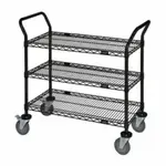 Quantum Food Service WRC-2448BK-3 Utility Cart