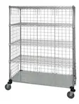 Quantum Food Service WRCS4-74-2448EP-5 Shelf Wire Shelving Unit
