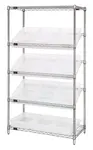 Quantum Food Service WRS-5-92035CL NSF Shelf Wire Shelving Unit