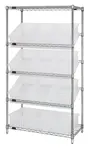 Quantum Food Service WRS-5-92060CL NSF Shelf Wire Shelving Unit