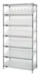 Quantum Food Service WRS-7-103CL NSF Shelf Wire Shelving Unit
