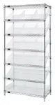 Quantum Food Service WRS-7-110CL NSF Shelf Wire Shelving Unit