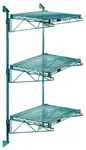 Quantum Food Service WC54-CB1454P Cantilever Single Shelf Post Wall Mount