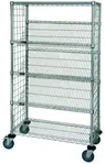 Quantum Food Service WRCSL5-63-2436EP Slanted Shelf Enclosure Cart