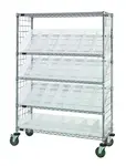 Quantum Food Service WRCSL5-63-2448EP-106CL Slanted Shelf Enclosure Cart