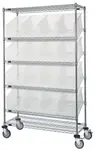 Quantum Food Service WRCSL6-74-1848-260CL Slanted Shelf Cart