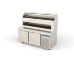 Randell 8272D-290 720'' 2 Door Refrigerated Pizza Prep Table