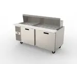 Randell PT72-30W-L Refrigerated Counter/Salad Mega Top
