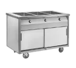Randell RAN HTD-3B (3) 12" x 20" Hot Food Wells Electric Hot Food Serving Counter with Thermostatic Controls, 120 Volts