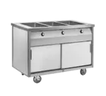 Randell RAN HTD-5S (5) 12" x 20" Hot Food Wells Electric Hot Food Serving Counter with Thermostatic Controls, 120 Volts