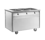 Randell RAN HTD-6 (6) 12" x 20" Hot Food Wells Electric Hot Food Serving Counter with Thermostatic Controls, 120 Volts