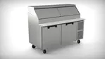 Randell RP48CRR-M21 Refrigerated Raised Rail Prep Table